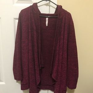 Jessica Simpson hooded cardigan